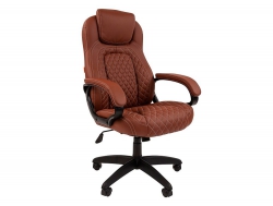 Офисное кресло Chairman 432 Россия экопремиум коричневая