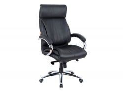 Офисное кресло Chairman CH423 натуральная кожа, черный
