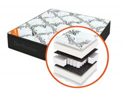 Матрас Mega холкон TFK Black White 90х190
