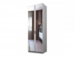 Шкаф для Одежды со штангой Экон ЭШ1-РП-23-8 с зеркалами