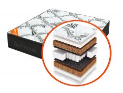 Матрас Mega кокос 20 TFK Black White 180х190