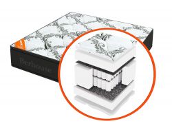 Матрас 120х200 Mega mult с поролоном MultiPocket Black White