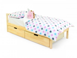 Кровать Svogen Classic с ящиками без покрытия