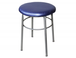 Табурет круглый ДХ-10 цвет голубой