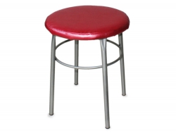 Табурет круглый ДХ-10 цвет малиновый