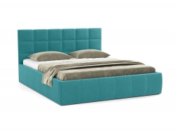 Кровать Диана 1600 Н1010 жаккард бирюза