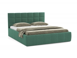 Кровать Диана 1600 Н1010 жаккард грин