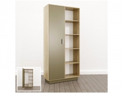 Шкаф комбинированный Левый (О-13) Eclectic lite Дуб рокпайл-Мокко