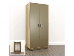 Шкаф глубокий для одежды (О-15) Eclectic lite Дуб рокпайл-Мокко