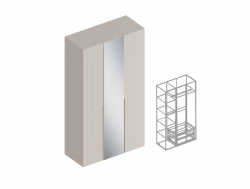 Шкаф Тефия 3-створки с зеркалом
