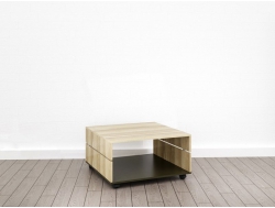 Журнальный стол (О-1) Eclectic lite Дуб рокпайл-Скала