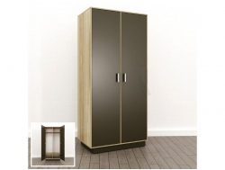 Шкаф глубокий для одежды (О-15) Eclectic lite Дуб рокпайл-Скала