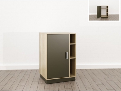 Тумба под кофемашину (О-16) Eclectic lite Дуб рокпайл-Скала