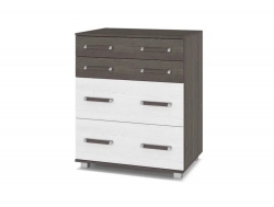 Комод Виора В88 Анкор темный - Анкор светлый