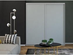 Шкаф-купе Юлия ЛДСП/ЛДСП Серый